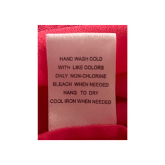 Daniel Rainn Flutter Sleeve Top with Crochet Lace Detail-Size 1X-Coral Pink - Picture 6 of 6